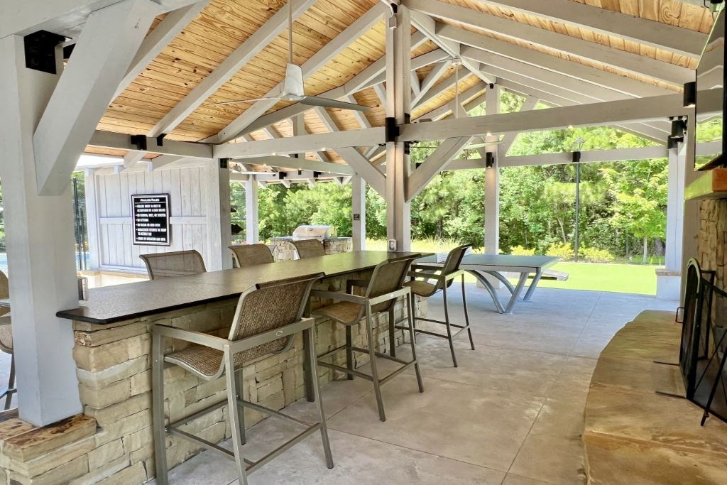 Large Luxury Outdoor Gazebo at Reserve at Park Place Apartment Homes, MS