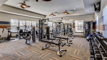 Modern Fitness Center Modern Fitness Center at Audubon Park Apartment Homes, Zachary, Louisiana, 70791 - Photo Gallery 5