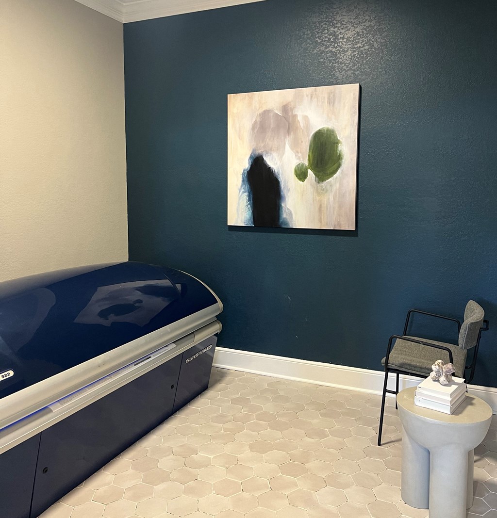 NEW tanning bed located at The Vineyard Clubhouse  at The Vineyard of Olive Branch Apartment Homes, Olive Branch, MS