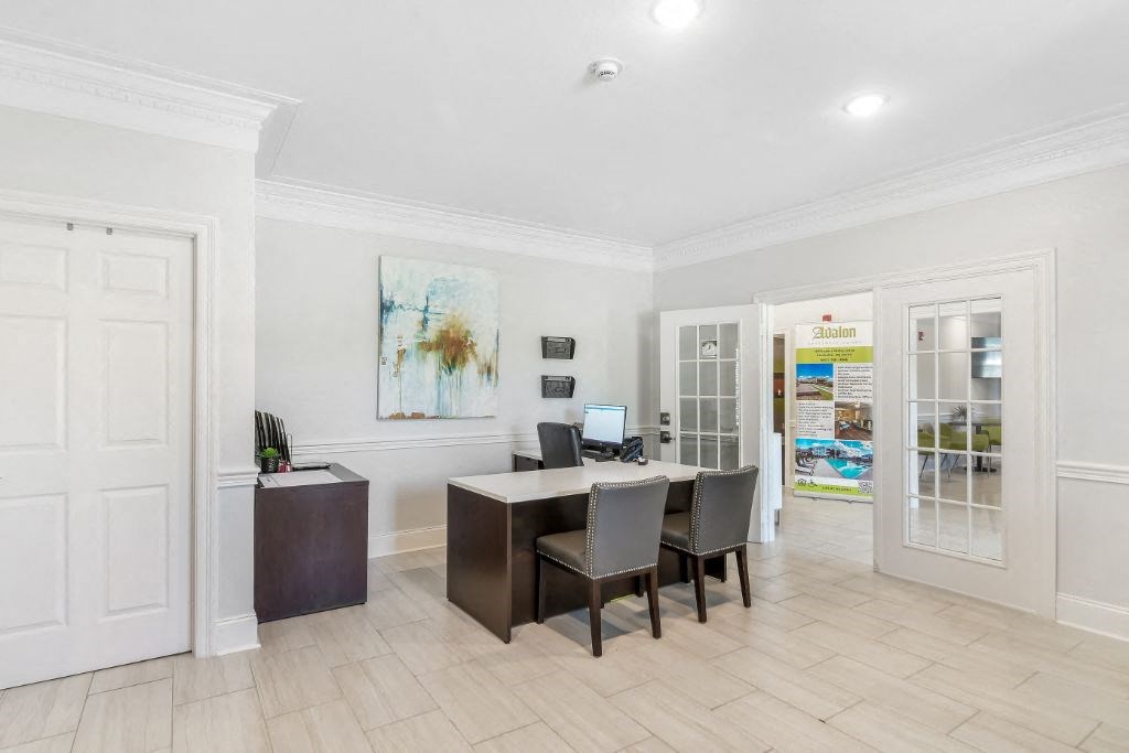 Leasing office at Avalon Apartment Homes, Mississippi