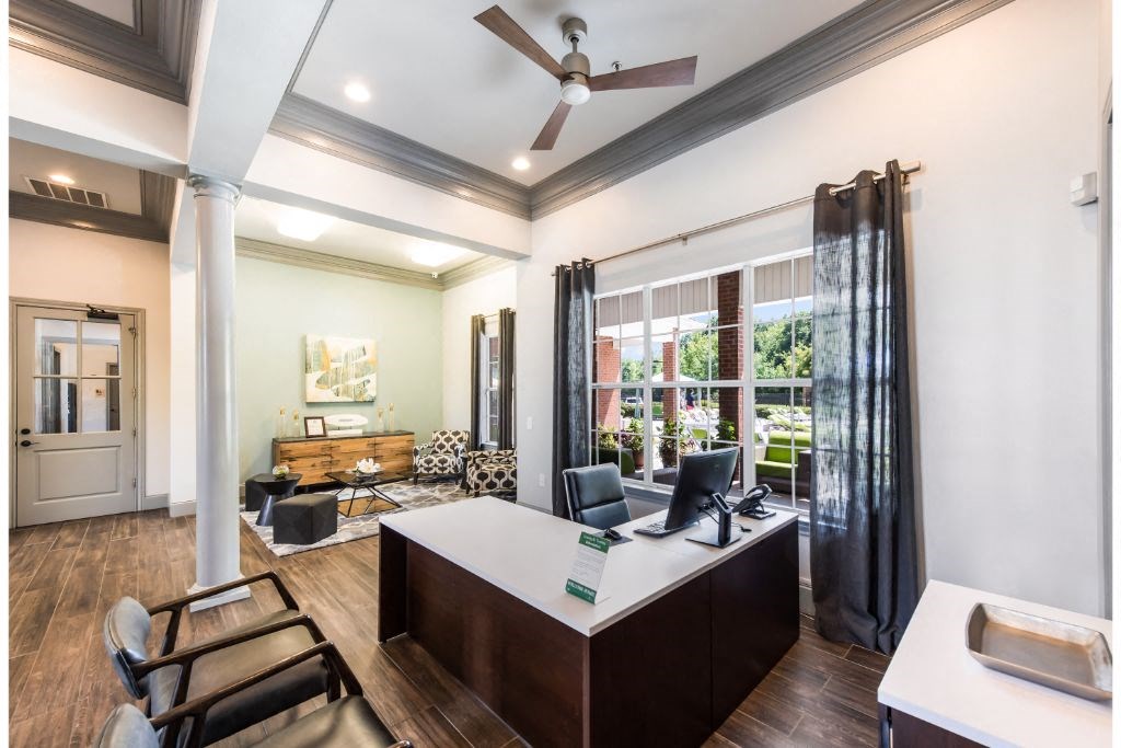 Leasing Office with a View at The Madison of Tyler Apartment Homes, Tyler, Texas