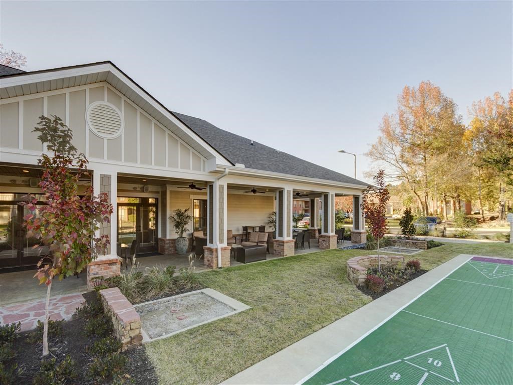 Shuffleboard at Cambridge Station Apartment Homes, Oxford, MS