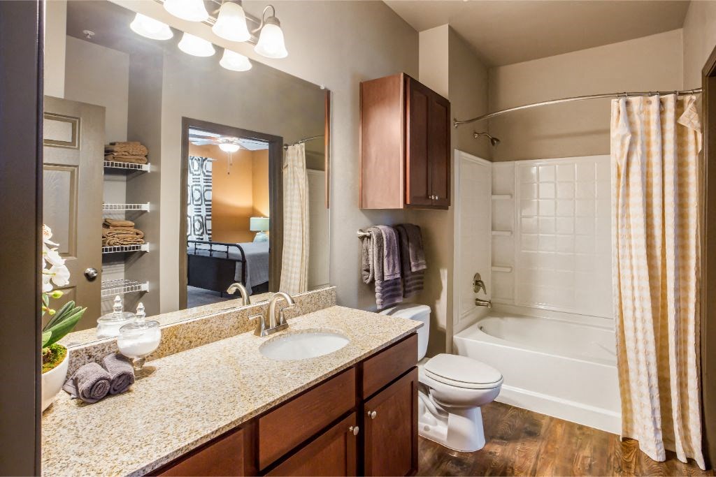 Bathroom Sink at Audubon Park Apartment Homes, Louisiana