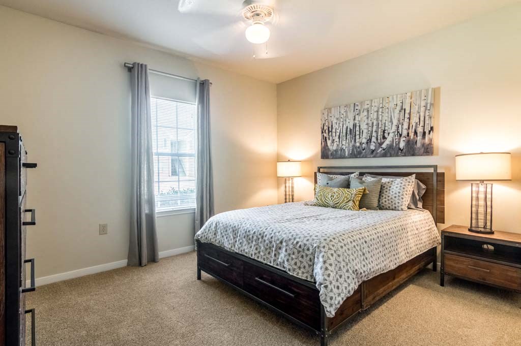 Modern Bedroom at The Madison of Tyler Apartment Homes, Texas