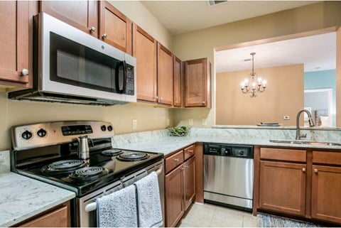 Open Kitchen Area at The Vineyard of Olive Branch Apartment Homes, Olive Branch