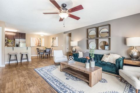 Open Living Room Area at Reserve of Gulf Hills Apartment Homes, Ocean Springs, Mississippi, 39564