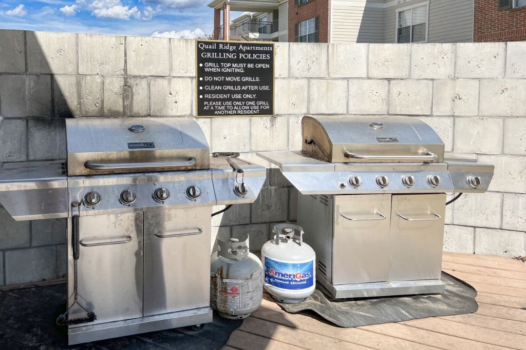 Quail Pool Grills  at Quail Ridge Apartment Homes, Bartlett, TN, 38135