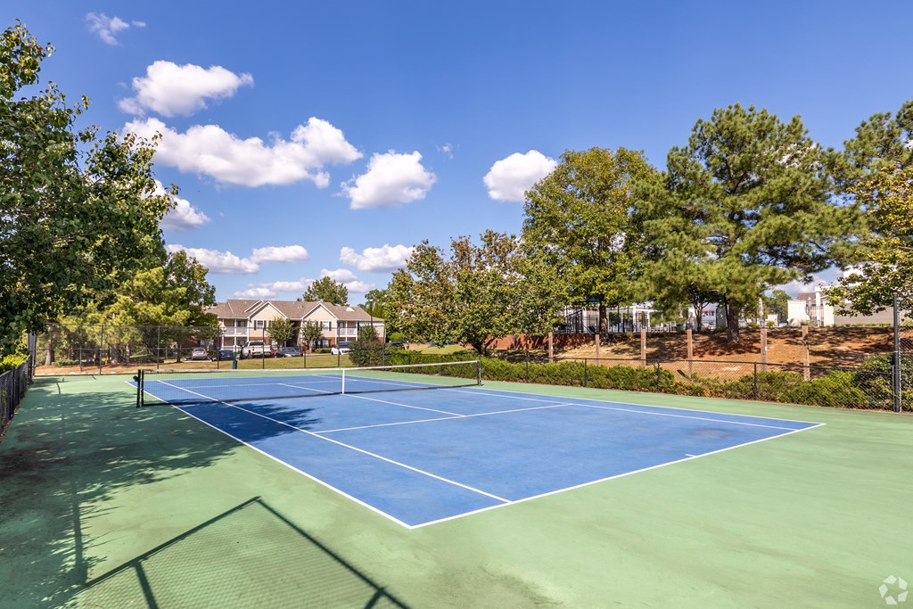 Tennis Court at Reserve at Park Place Apartment Homes, Hattiesburg, Mississippi