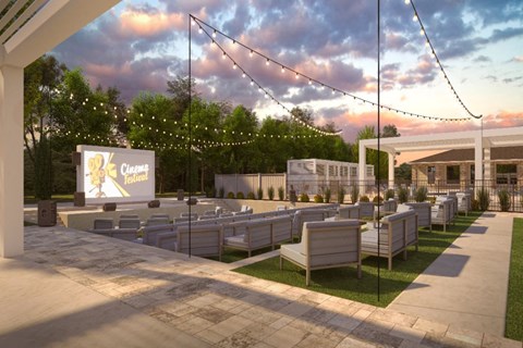 Luxury Apartment Complex With Outdoor Cinema preview