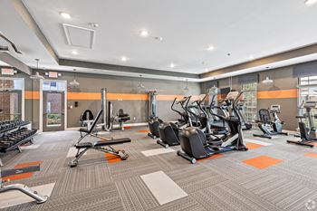 Gym at The Met Apartment Homes, Hattiesburg, 39402