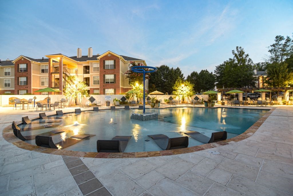 Quail Twilight Pool  at Quail Ridge Apartment Homes, Bartlett, TN