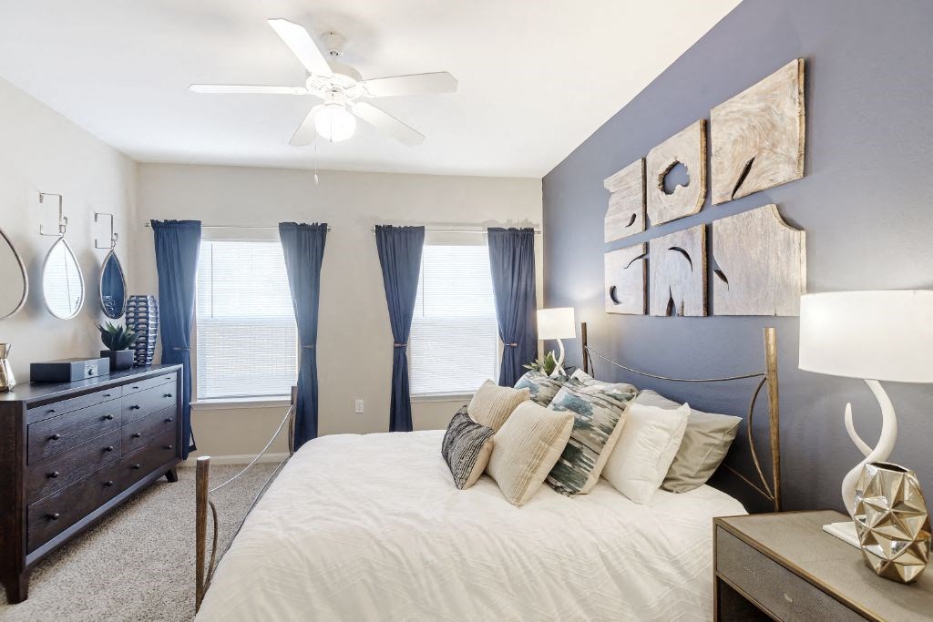 Large Bedroom with a View at Cumberland Place Apartment Homes, Tyler, TX, 75703