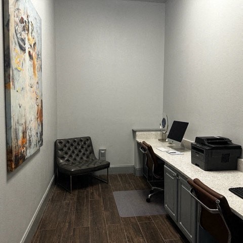 Business Center at The Madison of Tyler Apartment Homes, Texas