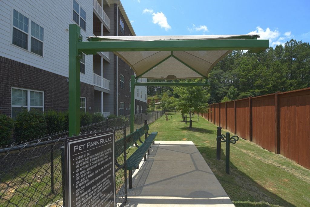 Dog Park Entrance at The Met Apartment Homes, Mississippi, 35402