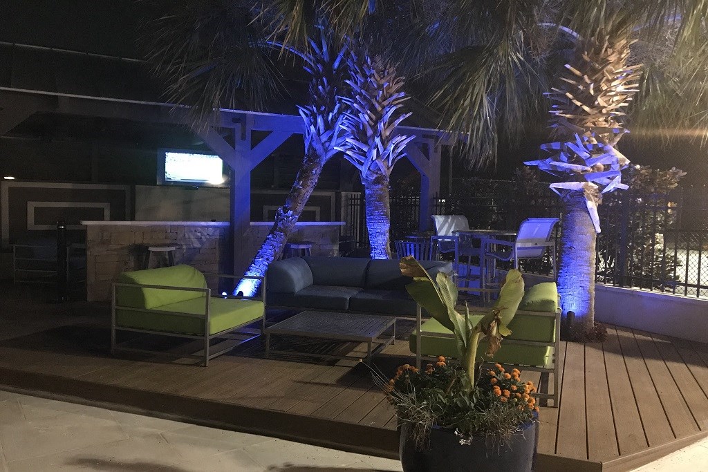 Pool Night Lights at Canebrake Apartment Homes, Shreveport, 71115