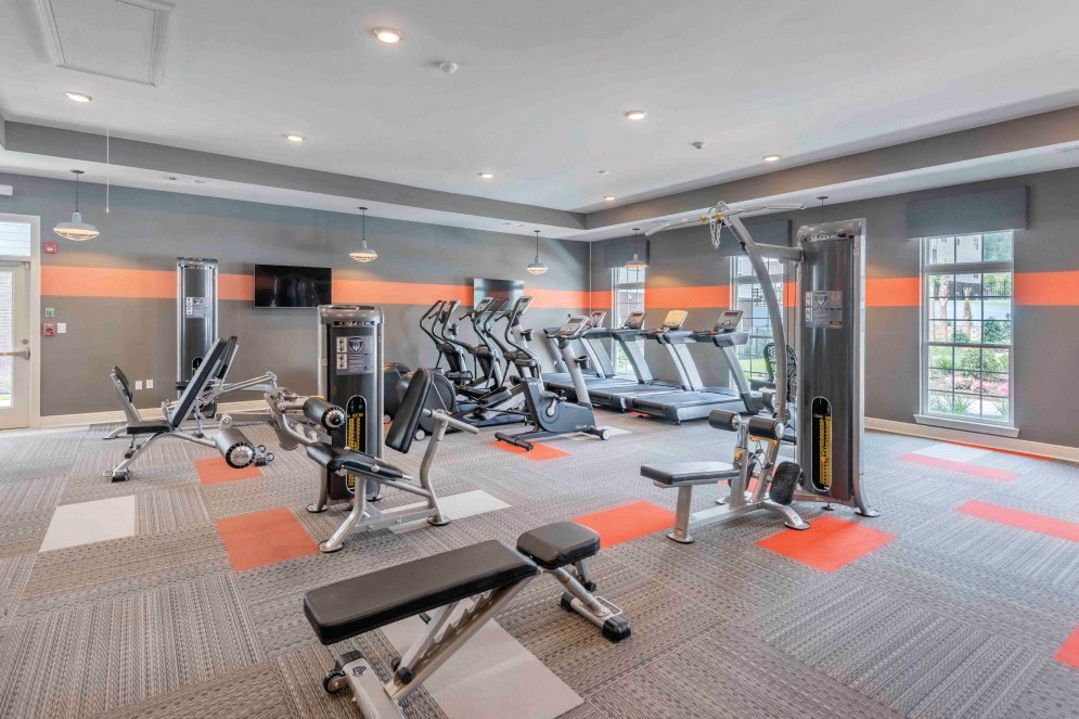 State of the Art Fitness Center at The Met Apartment Homes, Hattiesburg, 35402