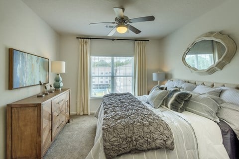 Bedroom with a View at The Met Apartment Homes, Hattiesburg, MS