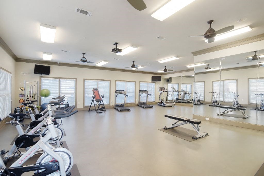 State of the Art Cardio Room at Cumberland Place Apartment Homes, Texas, 75703