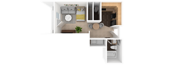 Platform Floor Plan at HUB of New Albany, Indiana