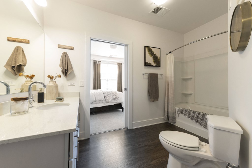 Bathroom at The Whit Apartments, Indianapolis, 46204