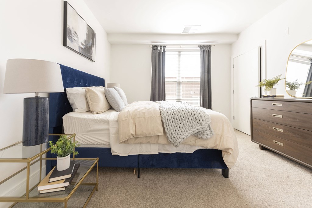 living room at The Whit Apartments, Indianapolis, IN, 46204