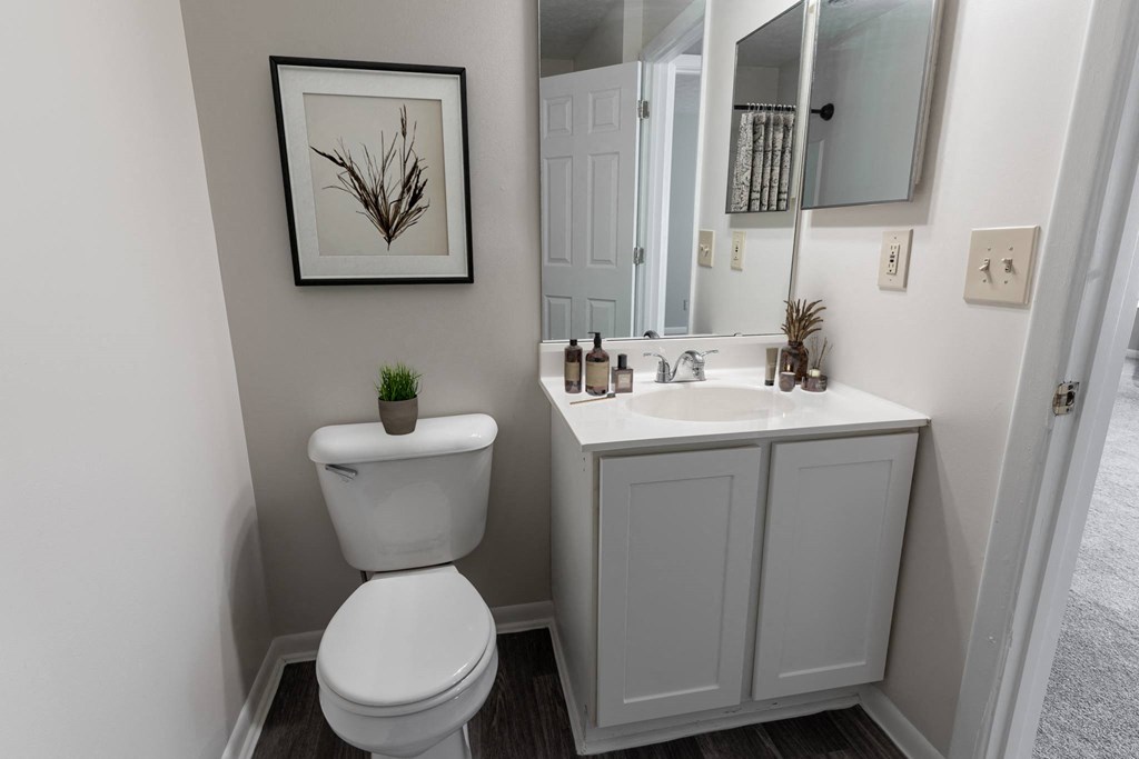 a small bathroom with a toilet and a sink