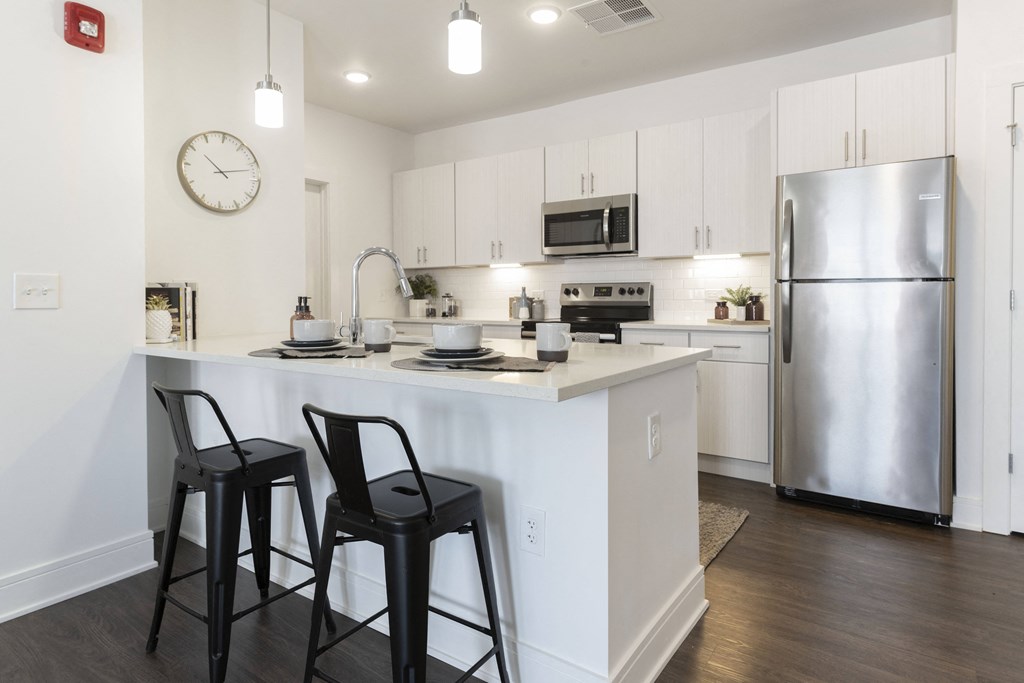 Breakfast bar at The Whit Apartments, Indianapolis, IN, 46204