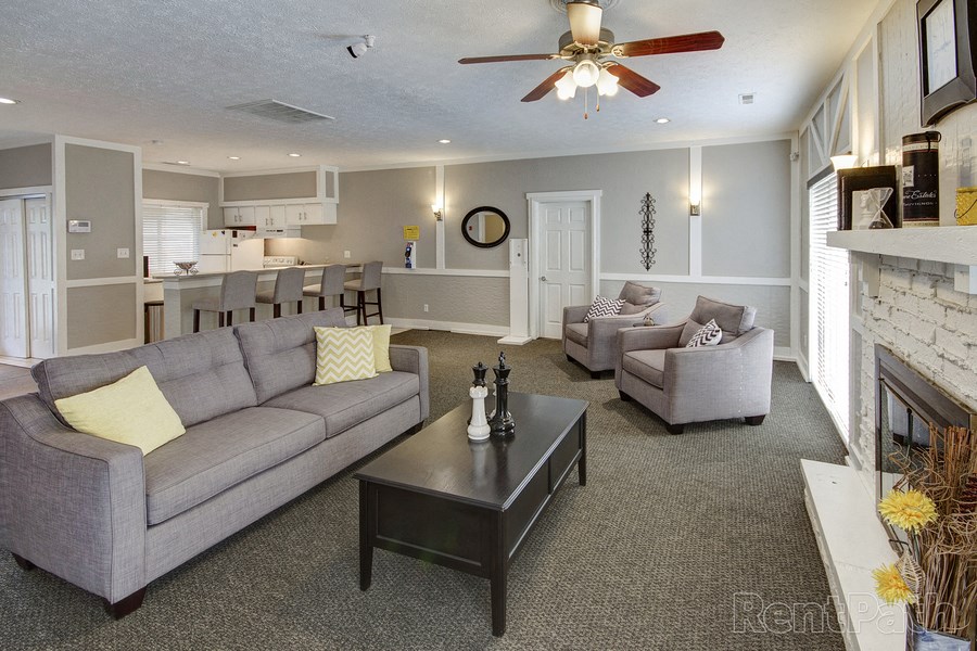 Beautiful Clubhouse at Lake Camelot Apartments, Indiana