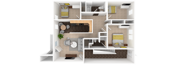 Junction Floor Plan at HUB of New Albany, New Albany, Indiana