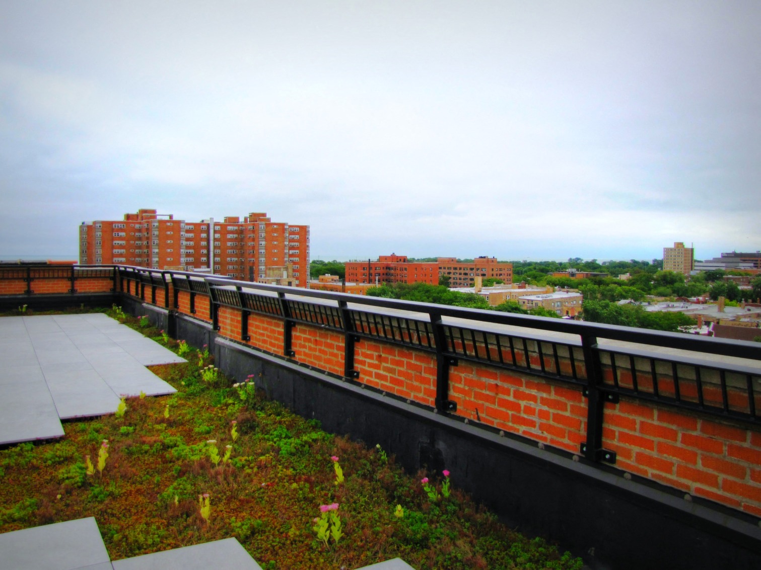 Panoramic View of City, at Somerset Place Apartments, Chicago