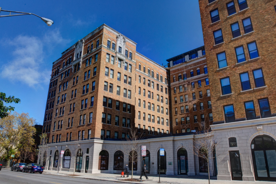 Solid Concrete Construction, at Somerset Place Apartments, Chicago, IL 60640
