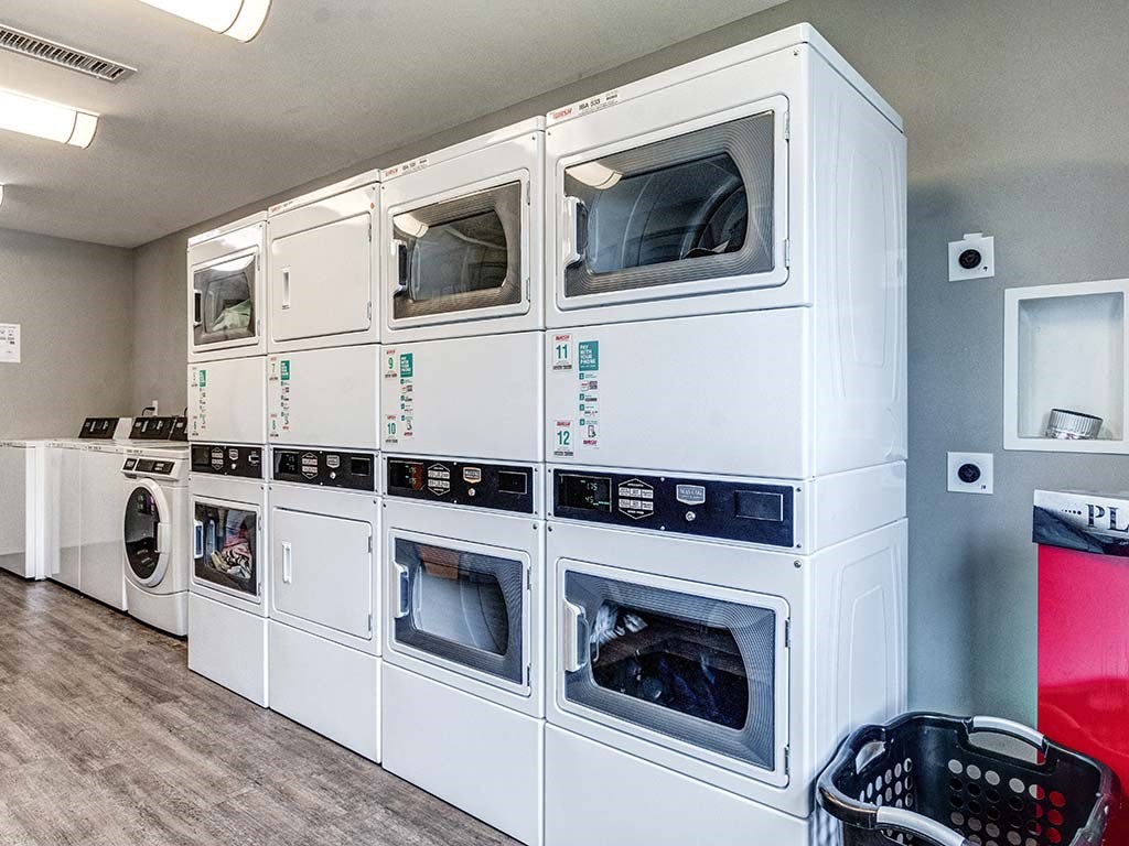 Spacious, modern laundry room at HUB of New Albany, New Albany, Indiana