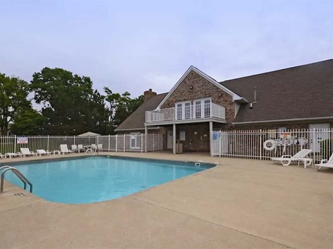 Sparkling pool at Bexley Village, Greenwood, Indiana