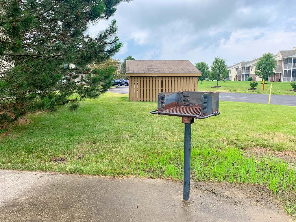 BBQ grill at Barton Farms in Greenwood, IN