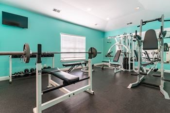 Fitness Center at Barton Farms Apartments and Duplexes in Greenwood, IN 46143