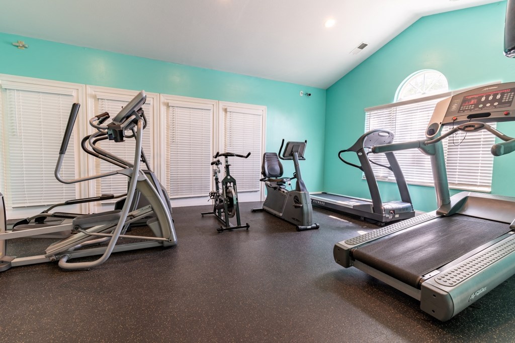 Private fitness center at Barton Farms in Greenwood, IN