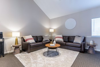 Modern Living Room at Crestview at Louisville Apartments, Kentucky - Photo Gallery 17