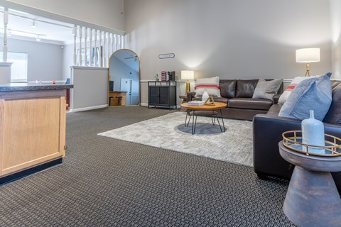 Coffee Lounge at Crestview at Louisville Apartments, Louisville, KY, 40217