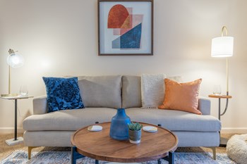 Comfortable Sofa at Crestview at Louisville Apartments, Louisville, Kentucky - Photo Gallery 21