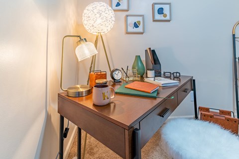 Office Desk at Crestview at Louisville Apartments, Kentucky