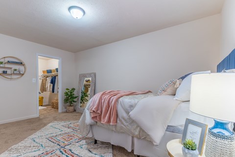 Bedroom With Closet at Crestview at Louisville Apartments, Louisville, KY