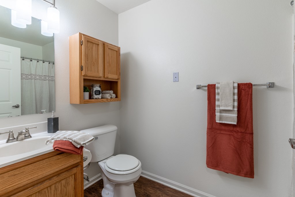 Large updated bathroom at Barton Farms in Greenwood, IN 46143