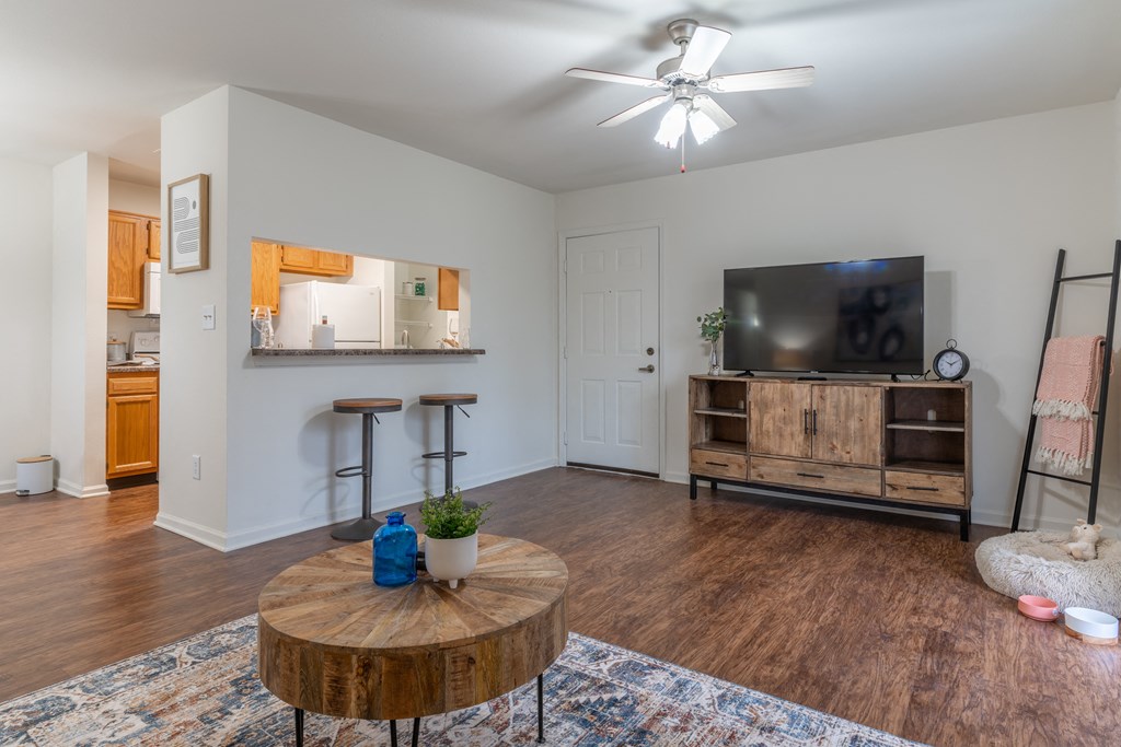Spacious living room at Barton Farms in Greenwood, IN 46143
