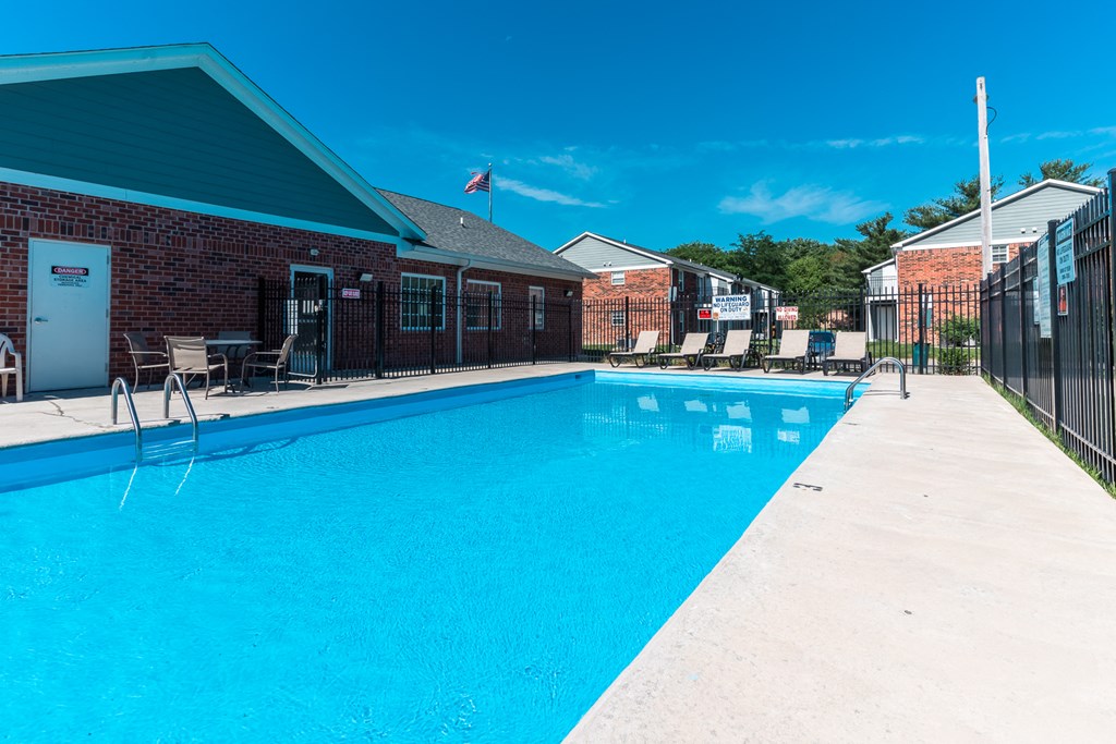 Blue Cool Swimming Pool at Hamilton Square Apartments, Westfield