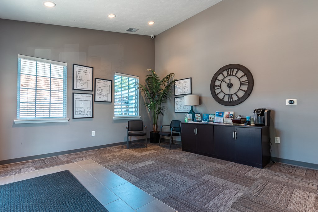 Coffee Machine at Hamilton Square Apartments, Indiana, 46074