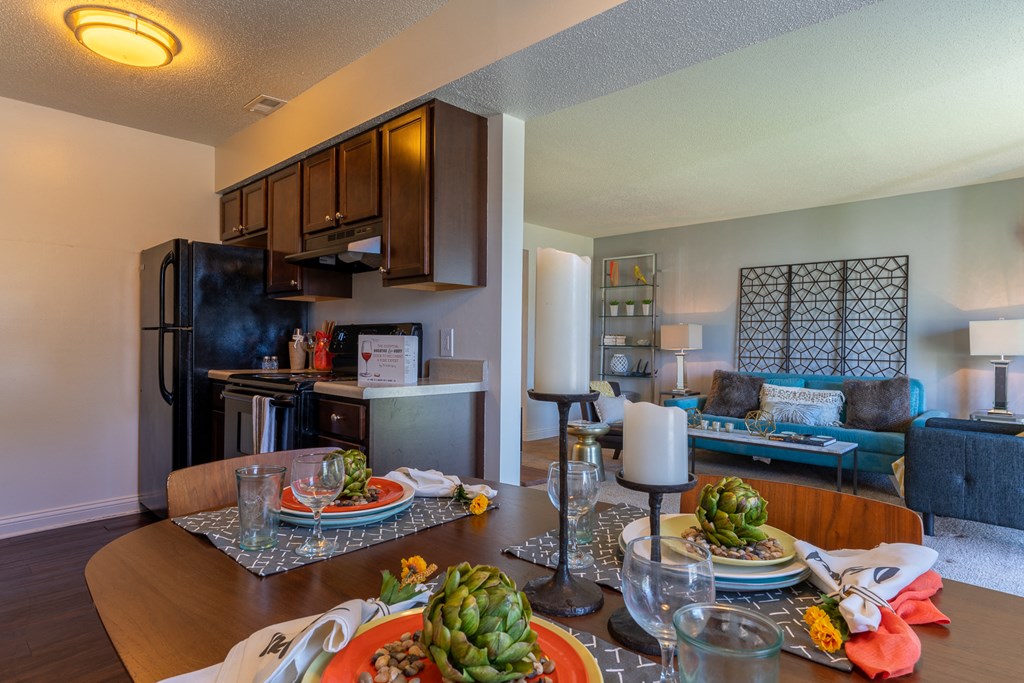 Dining And Kitchen at Hamilton Square Apartments, Westfield, 46074