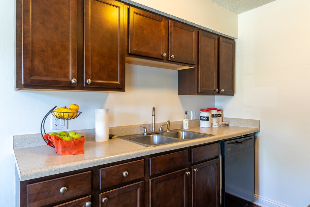 Stainless Steel Sink With Faucet at Hamilton Square Apartments, Westfield