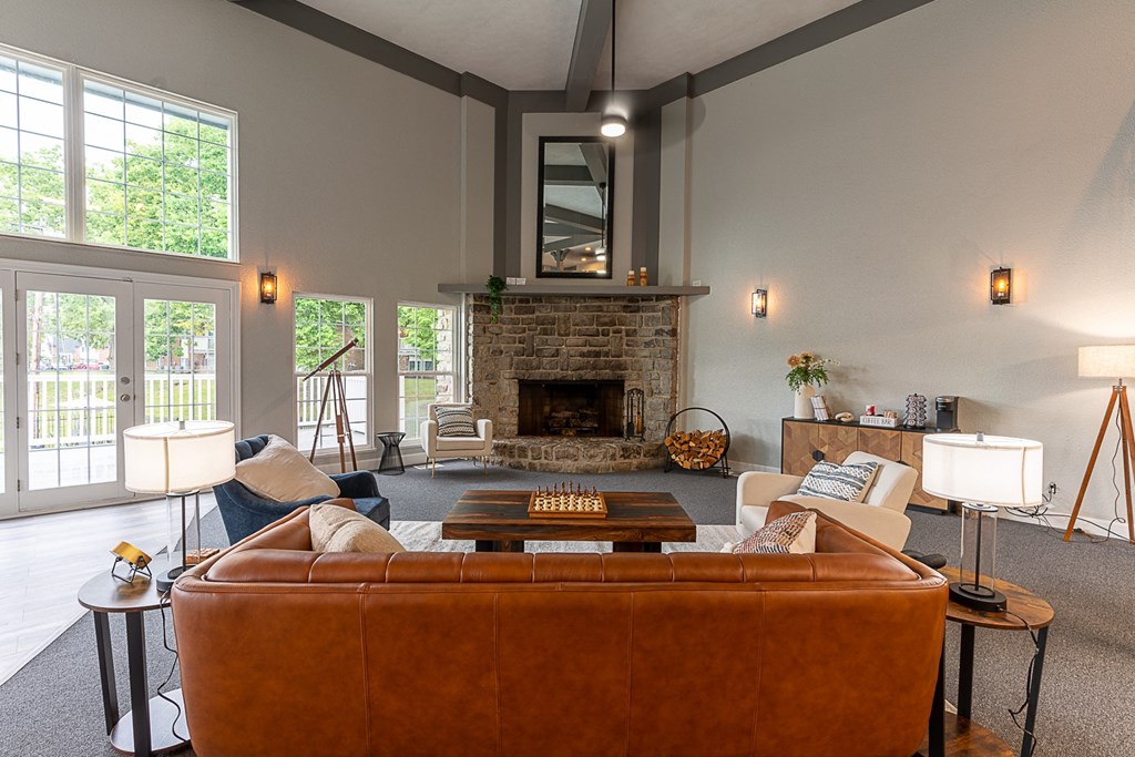 Firepit Lounge at Camelot East Apartments, Fairfield, 45014