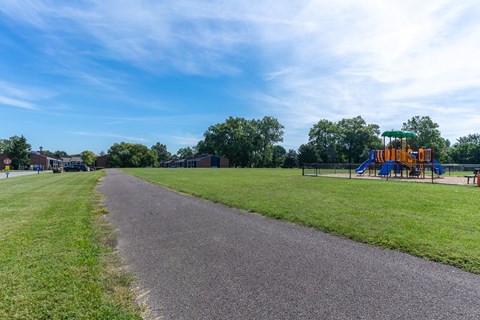 Walking and Running Track at Crestview at Louisville Apartments, Louisville