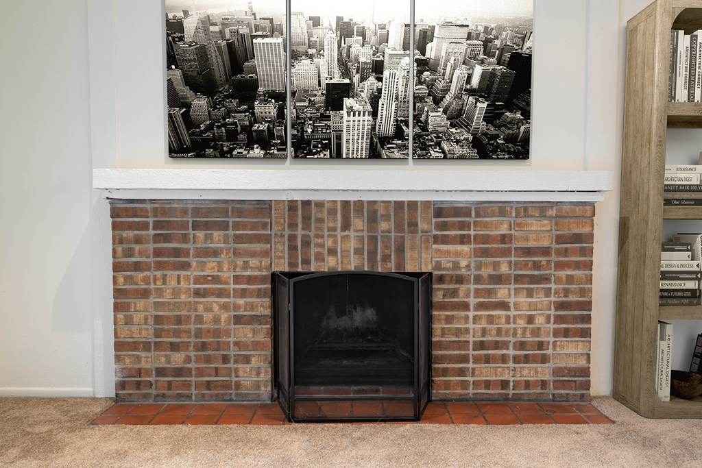 Fireplace at Candlewyck Apartments, Kalamazoo, 49001